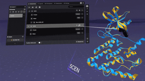 Cross-entry interaction components in Nanome v2